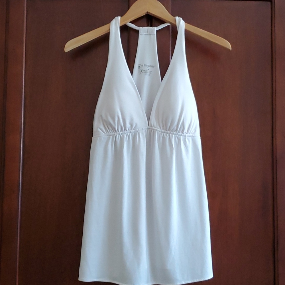 No Boundaries White Tank Top